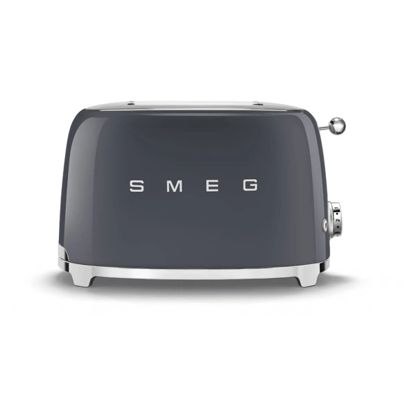 Тостер на 2 ломтика SMEG TSF01GREU, 950 Вт, серый