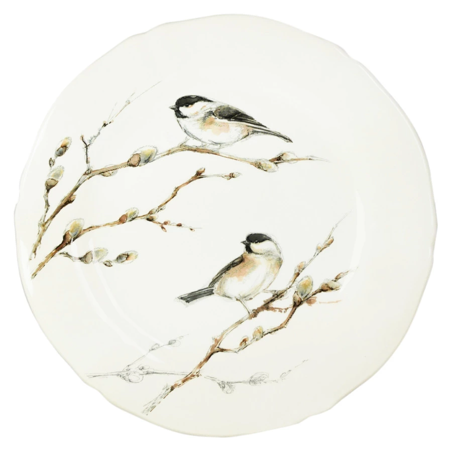 Набор тарелок закусочных Gien Лесные птицы 23 см, 4 шт, фаянс
