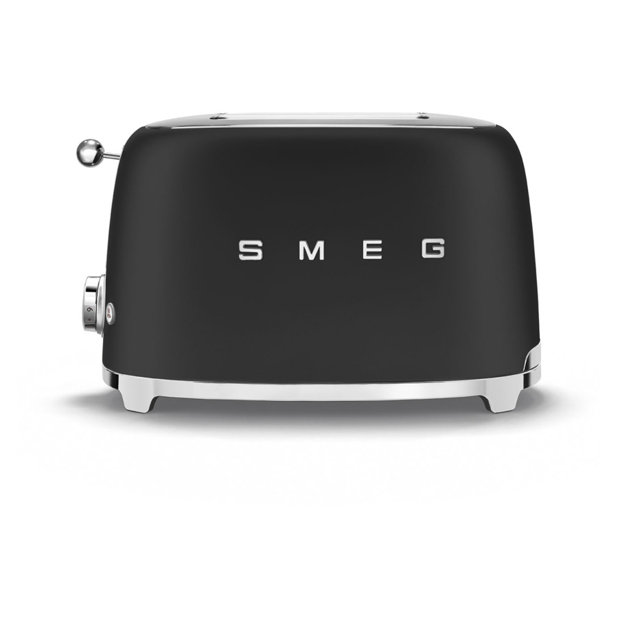 Тостер на 2 ломтика SMEG TSF01BLMEU, матовый черный