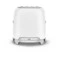 Тостер на 2 ломтика SMEG TSF01WHMEU, 950 Вт, матовый белый