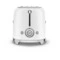 Тостер на 2 ломтика SMEG TSF01WHMEU, 950 Вт, матовый белый