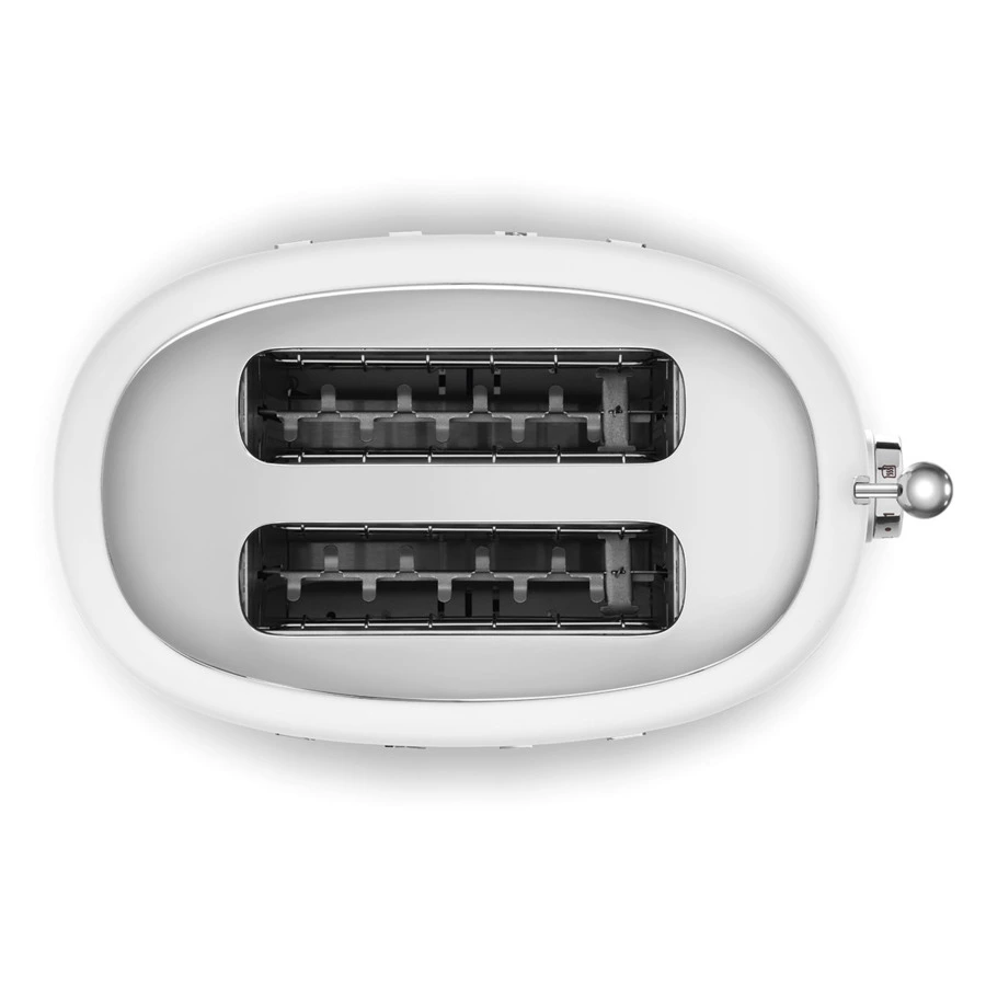 Тостер на 2 ломтика SMEG TSF01WHMEU, 950 Вт, матовый белый