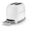 Тостер на 2 ломтика SMEG TSF01WHMEU, 950 Вт, матовый белый
