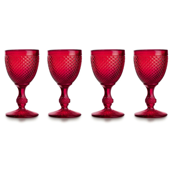 Набор бокалов для вина Vista Alegre Бикош 280 мл, красный, 4 шт