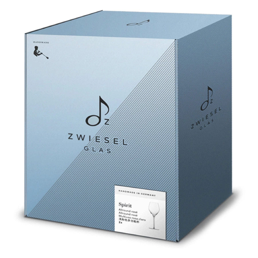 Набор бокалов для красного вина Бордо Zwiesel Glas Спирит 609 мл, 2 шт, стекло, баклажановый