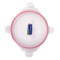 Контейнер круглый Glasslock 1,46 л,  розовый силикон, стекло