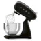 Миксер планетарный SMEG SMF03BLEU, 800 Вт, чаша стальная 4,8л, 3 насадки, алюминий литой, черный