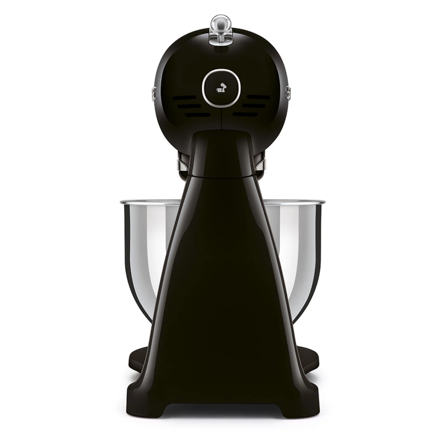 Миксер планетарный SMEG SMF03BLEU, 800 Вт, чаша стальная 4,8л, 3 насадки, алюминий литой, черный