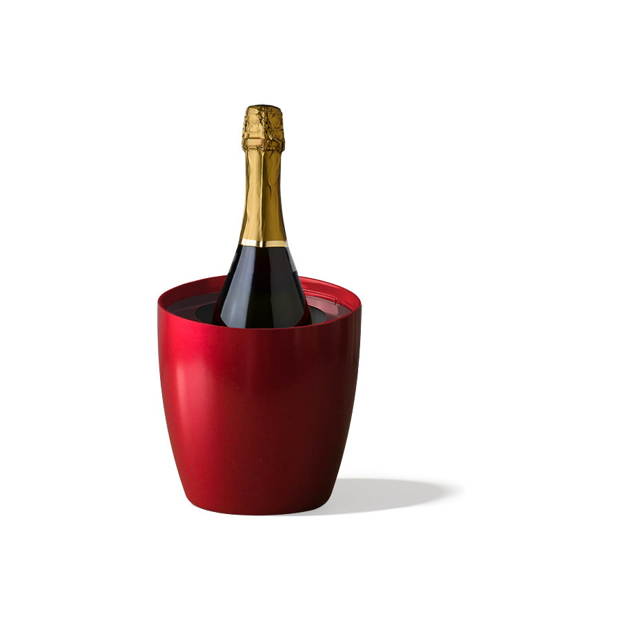 Ведерко для охлаждения вина Wegg 40 см, пластик, бордовый