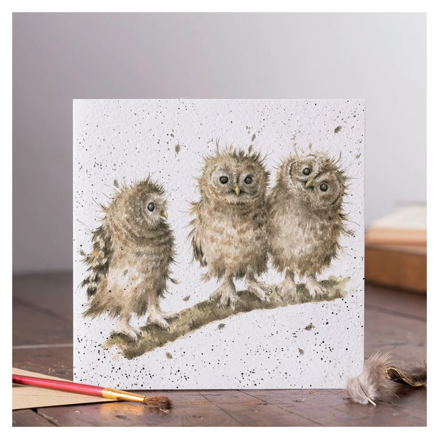 Открытка с конвертом Wrendale, You first, 15х15см