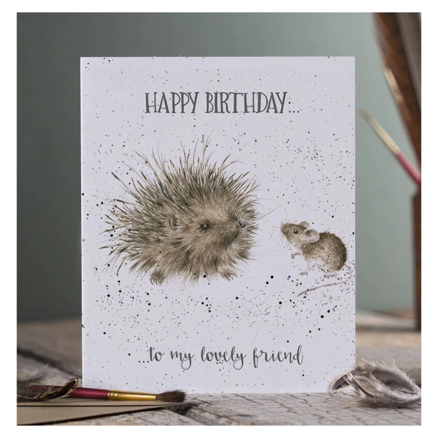 Открытка с конвертом Wrendale, Lovely friend, 17х13см