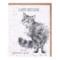 Открытка с конвертом Wrendale, Glamour puss, 17х13см