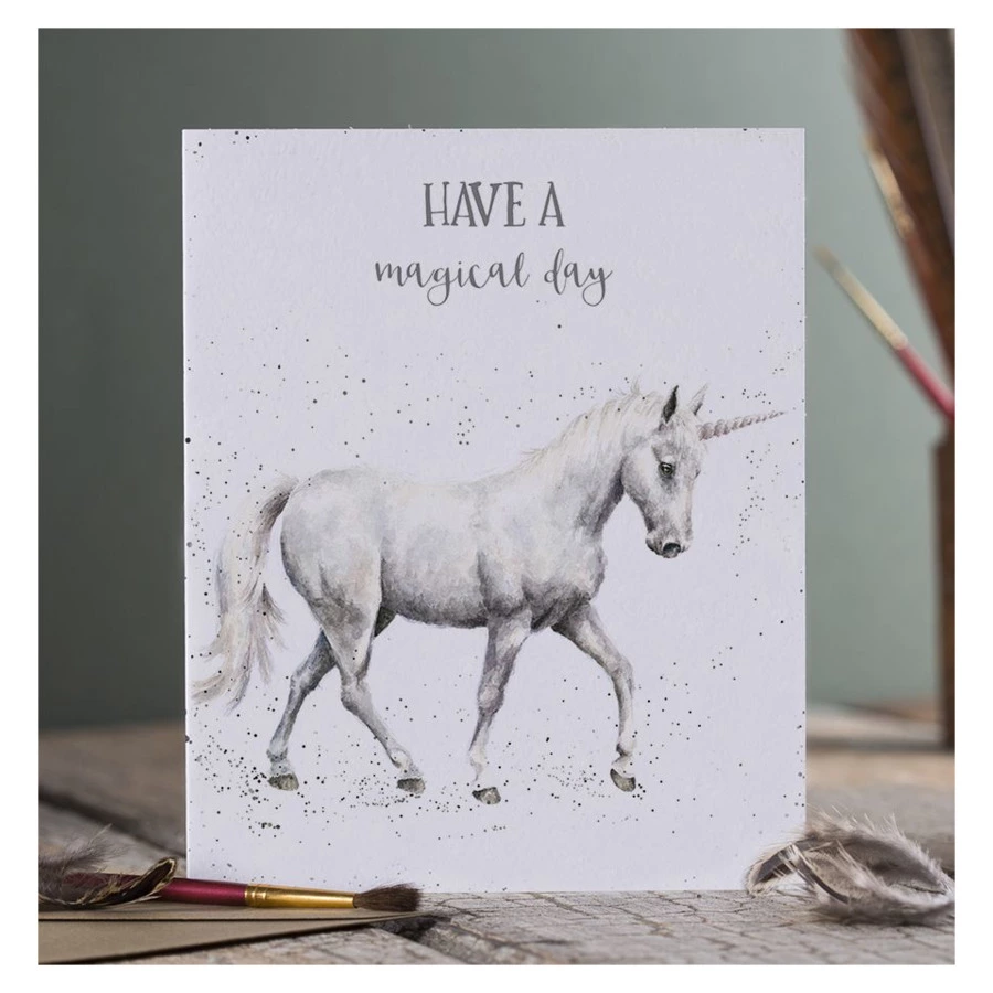 Открытка с конвертом Wrendale, Magical day, 17х13см