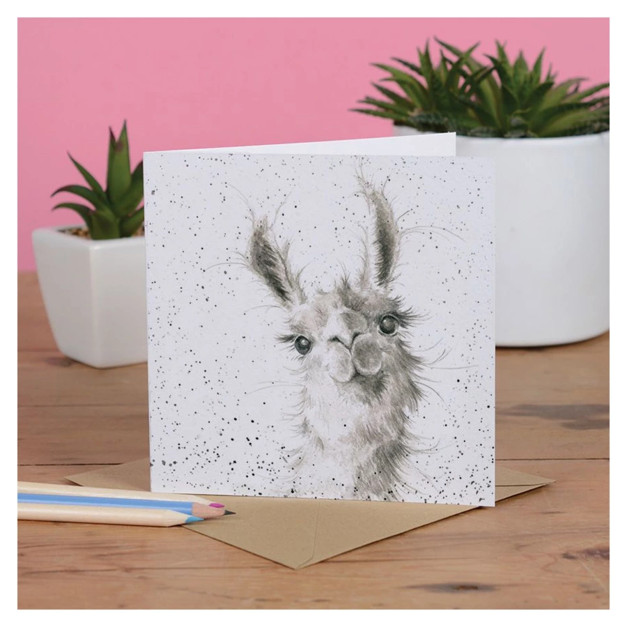 Открытка с конвертом Wrendale, Because I'm worth it, 15х15см