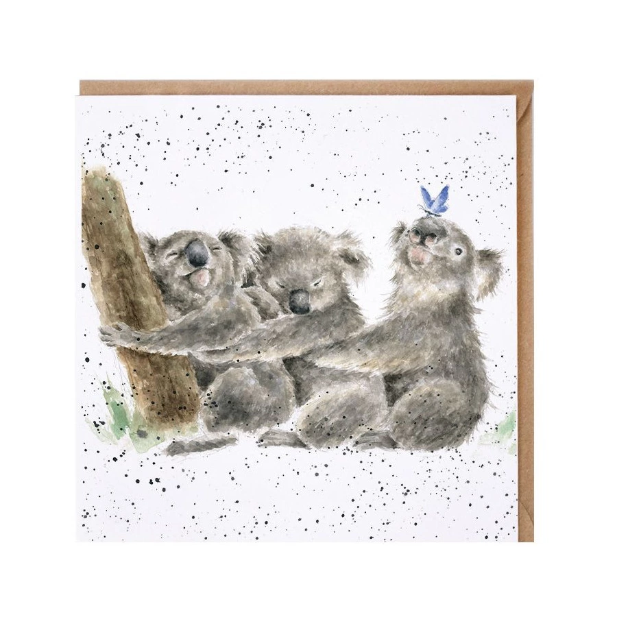 Открытка с конвертом Wrendale, Three of a kind, 15х15см