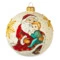 Елочное украшение шар IRENA KO "На руках у Деда Мороза" , d10см, стекло, п/к
