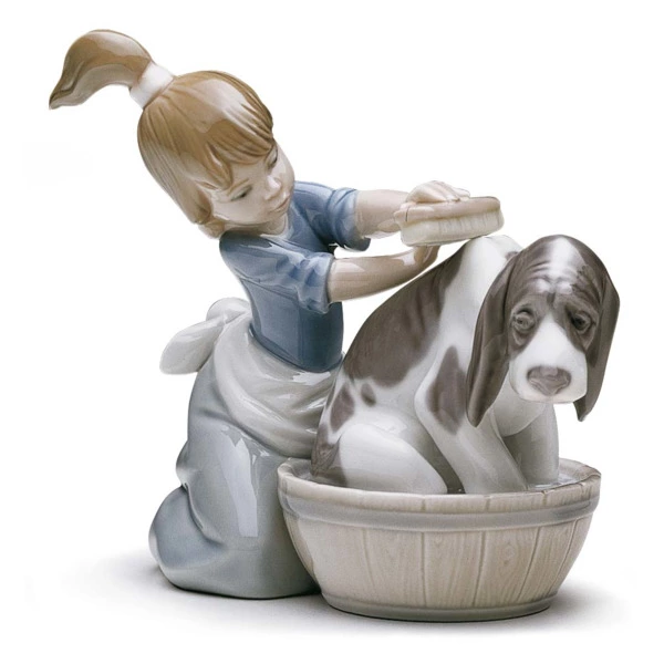 Фигурка Lladro Купание 14x12 см, фарфор