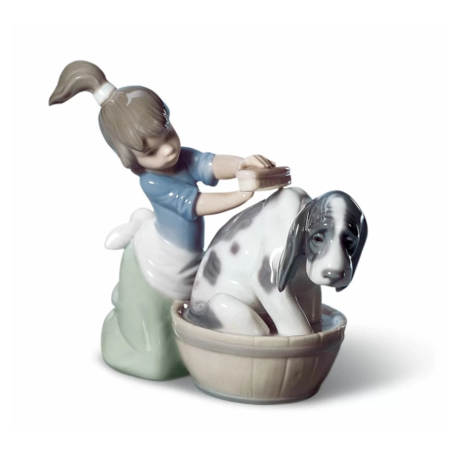 Фигурка Lladro Купание 14x12 см, фарфор