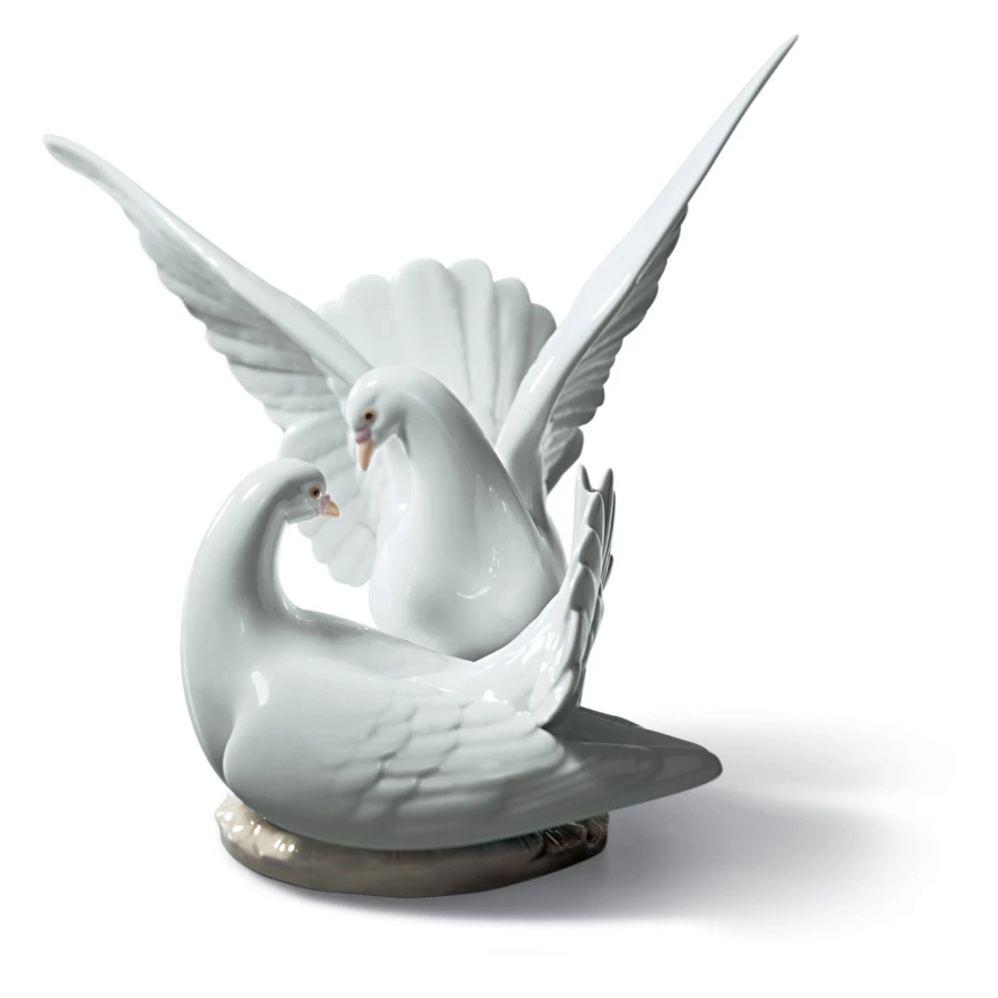 Фигурка Lladro Любовное гнёздышко 25x24 см, фарфор