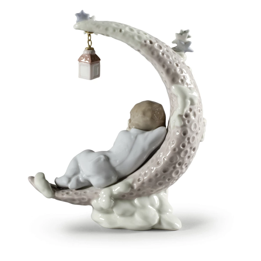 Фигурка Lladro Спящий на луне 15x18 см, фарфор