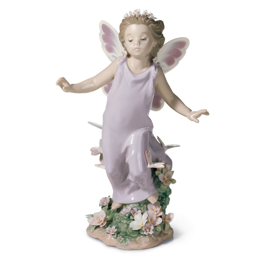 Фигурка Lladro Крылья бабочки 15х23 см, фарфор