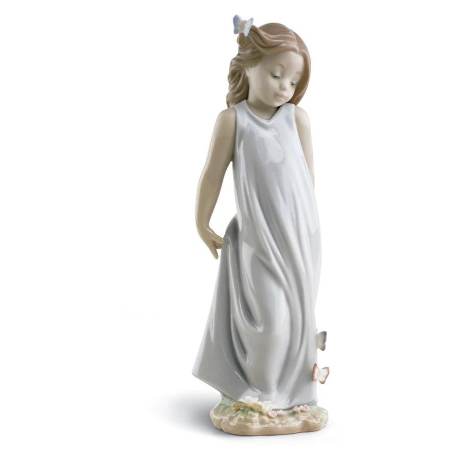 Фигурка Lladro Подружка мотыльков 8х21 см, фарфор