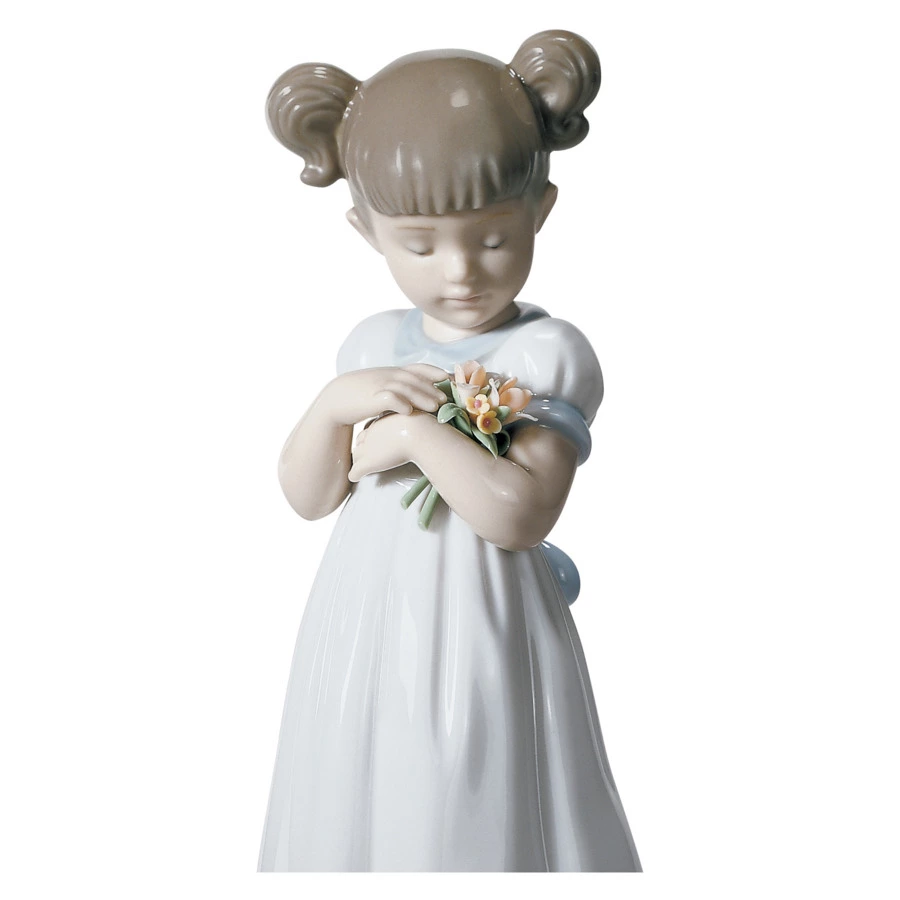 Фигурка Lladro Цветы для мамы 7х21 см, фарфор