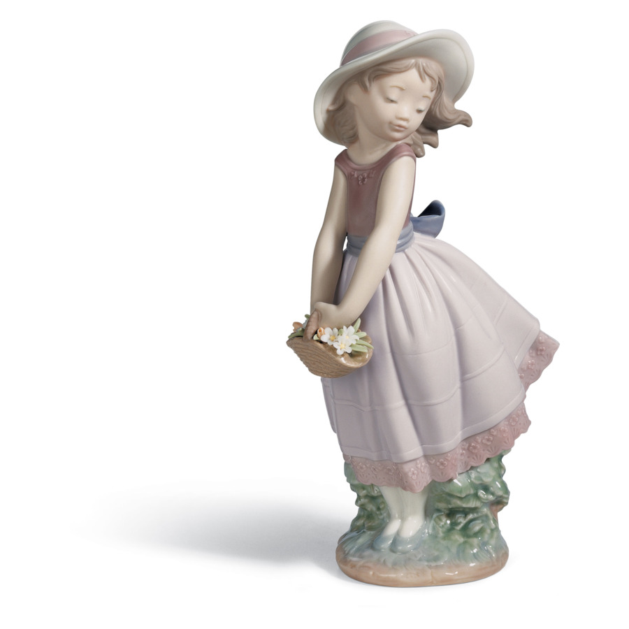 Фигурка Lladro Нежная юность 6x18 см, фарфор