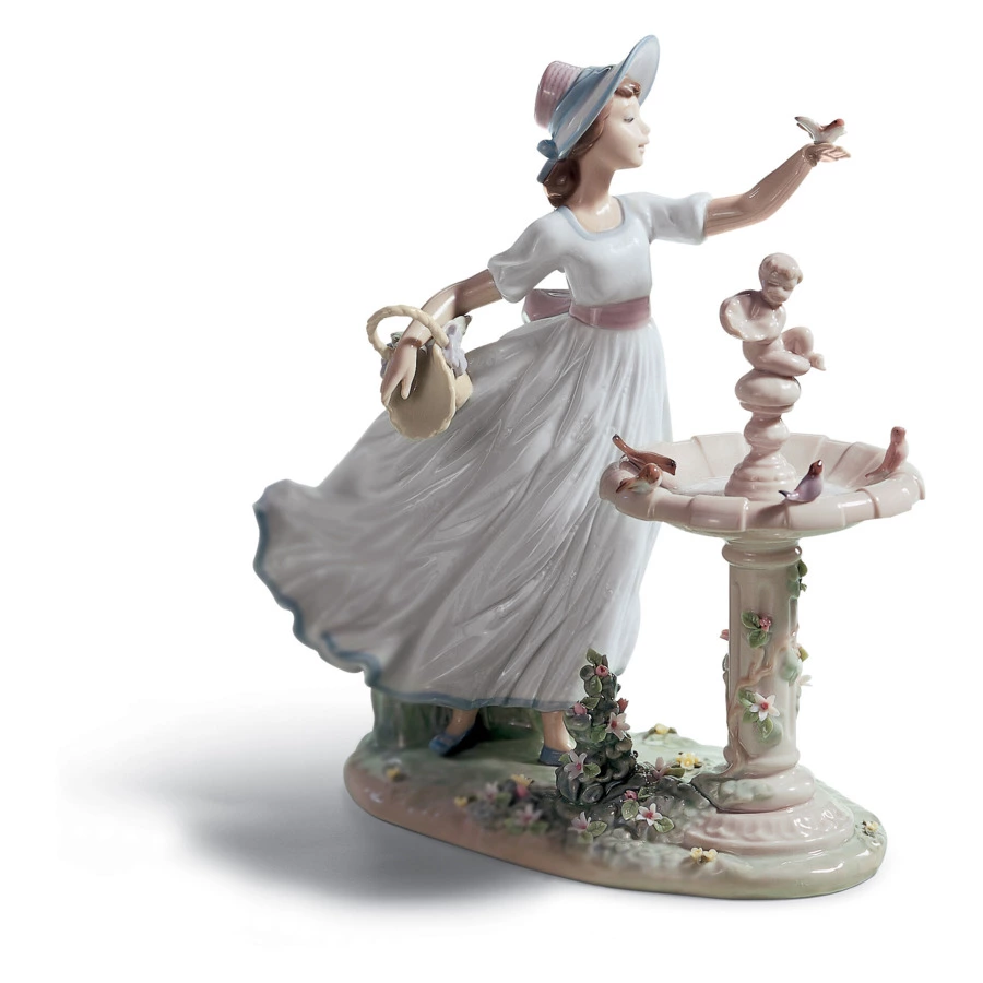 Фигурка Lladro Радуясь весне 24х27 см, фарфор
