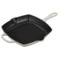 Сковорода-гриль квадратная Le Creuset 26х26 см, меренга, чугун