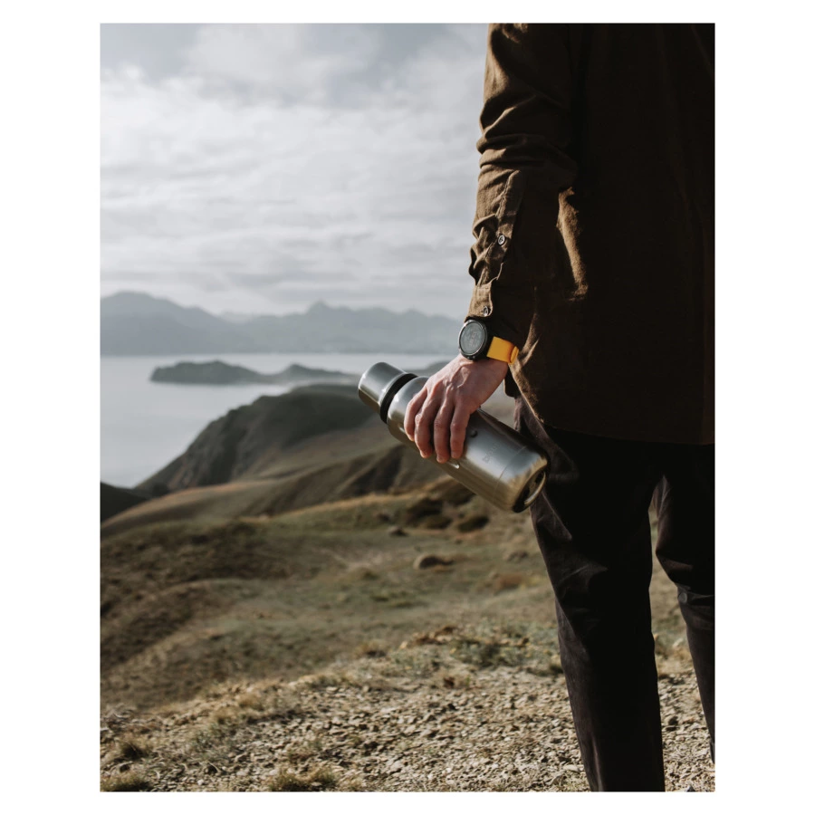 Термос Bobber Flask-1000 Matte 1л, сталь, серебряный