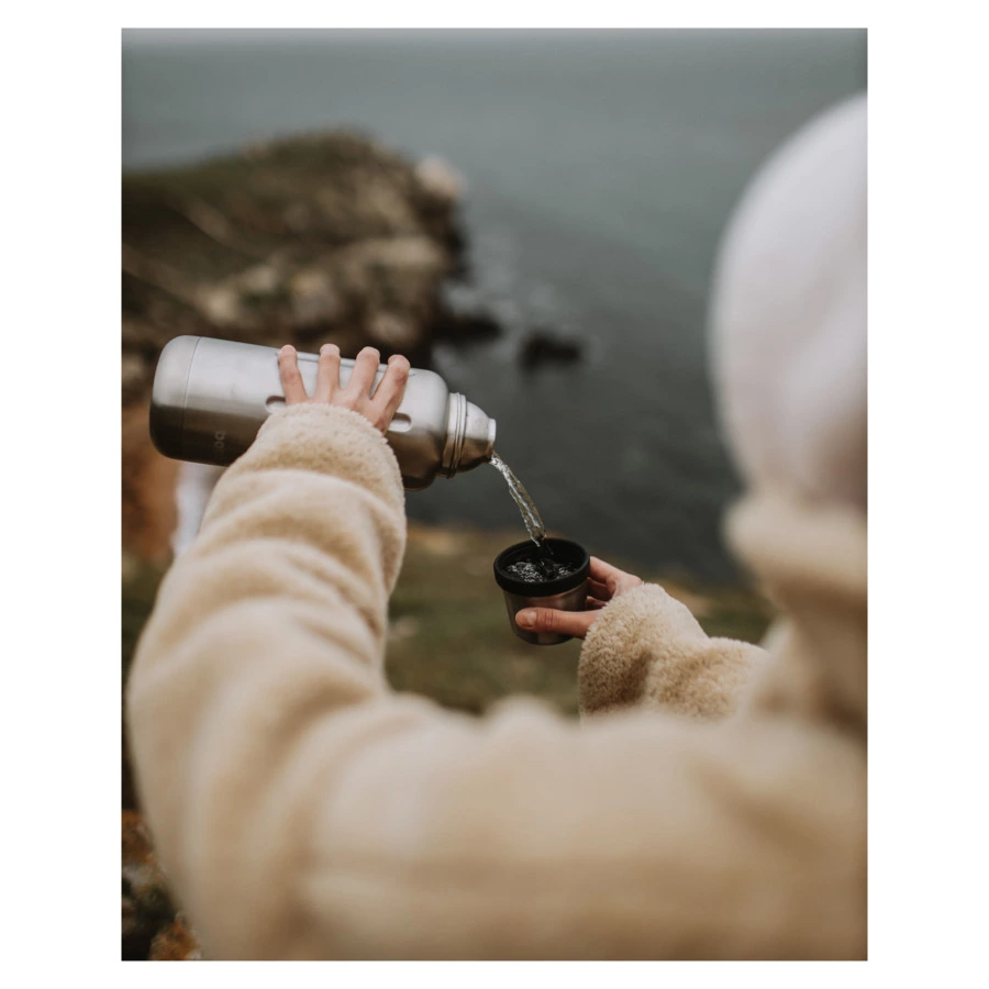 Термос Bobber Flask-1000 Matte 1л, сталь, серебряный