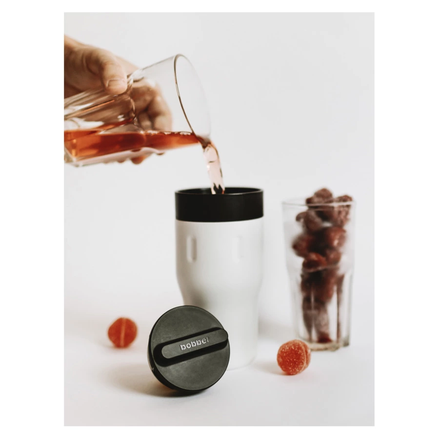 Термокружка Bobber Tumbler-350 Iced Water 350 мл, сталь, белый