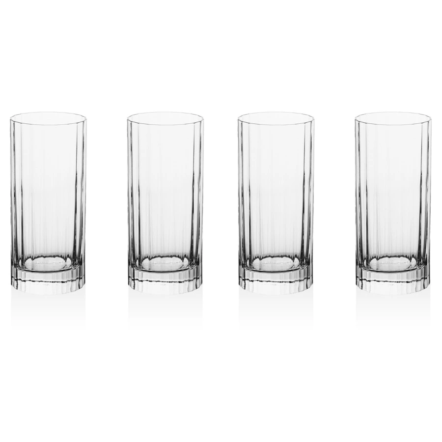 Набор стаканов для воды Luigi Bormioli Бах 480 мл, 16 см, 4 шт, стекло хрустальное, п/к