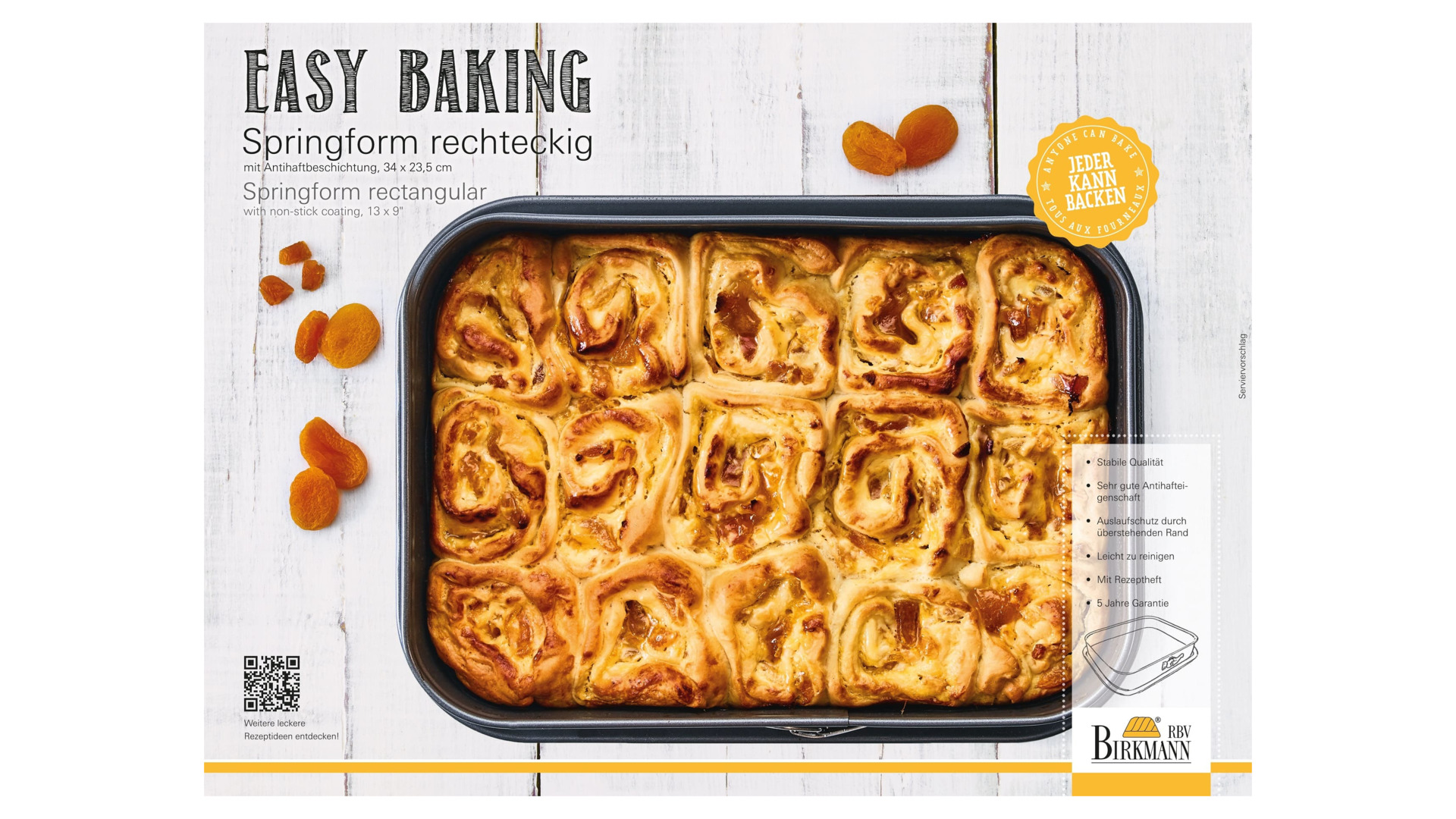 Форма разъемная прямоугольная Easy Baking 34x23,5x8,3 см - купить за 5700  руб. в Москве | WILLIAMS OLIVER