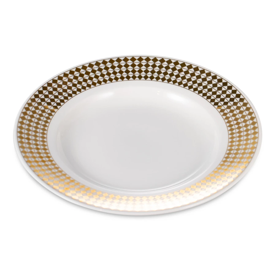 Тарелка закусочная ИФЗ Гладкая 20 см, фарфор твердый