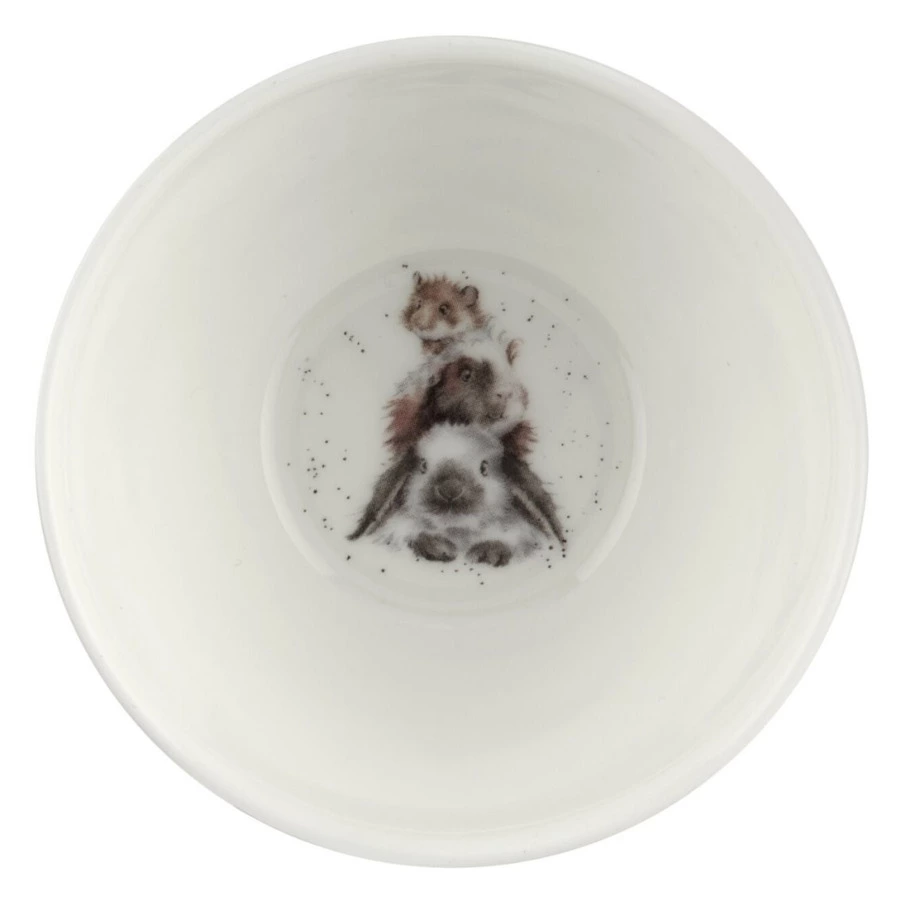 Набор из 3 салатников на подносе Royal Worcester Забавная фауна Морские свинки, 30x15 см