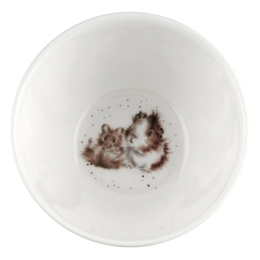 Набор из 3 салатников на подносе Royal Worcester Забавная фауна Морские свинки, 30x15 см