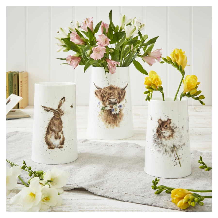 Ваза Royal Worcester Забавная фауна Коровка 20 см