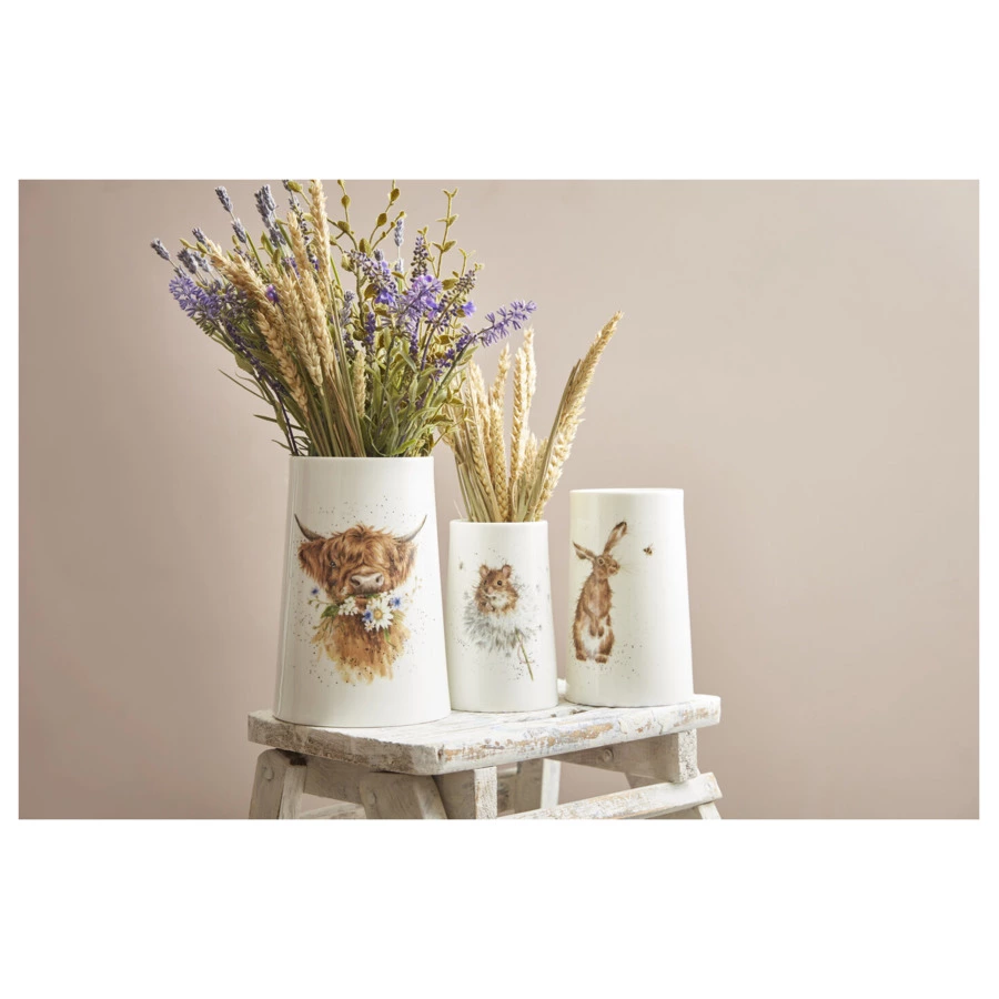 Ваза Royal Worcester Забавная фауна Коровка 20 см