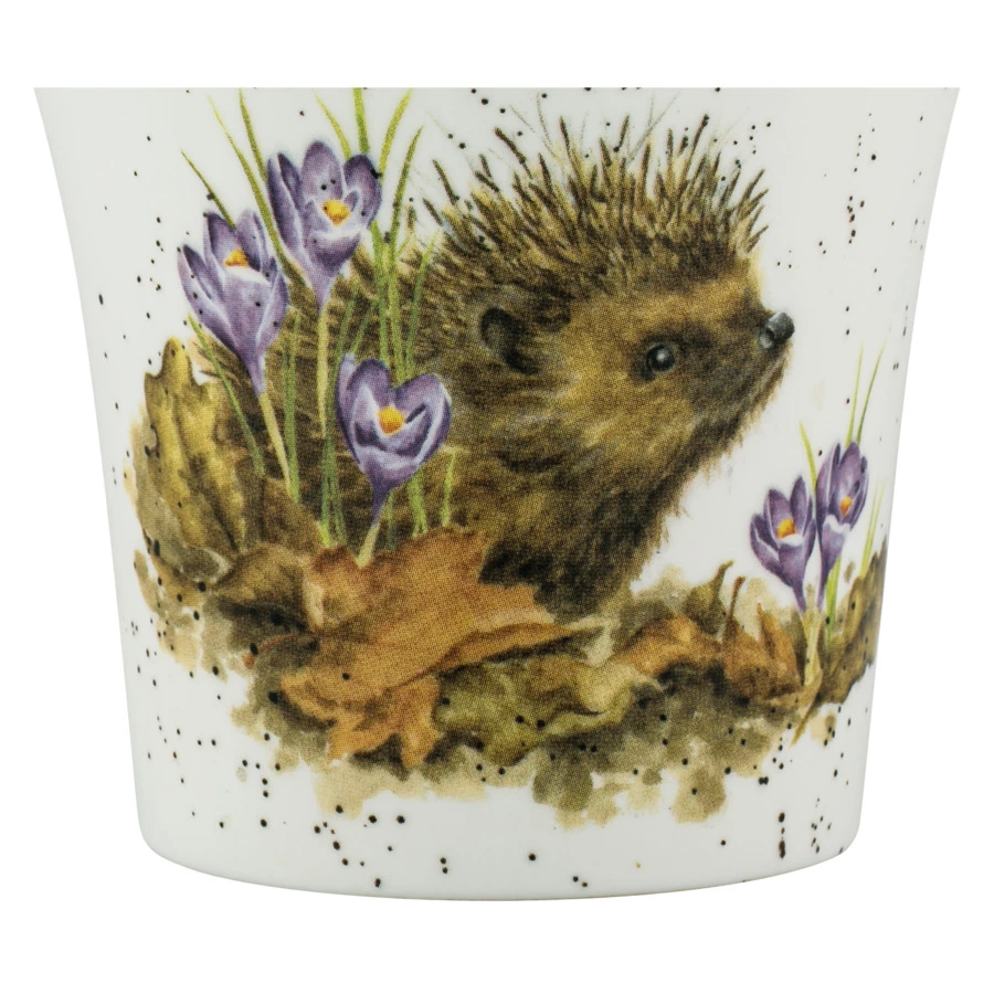 Ваза Royal Worcester Забавная фауна Ежик 10 см, фарфор костяной