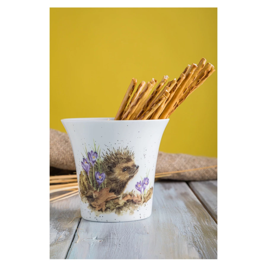 Ваза Royal Worcester Забавная фауна Ежик 10 см, фарфор костяной