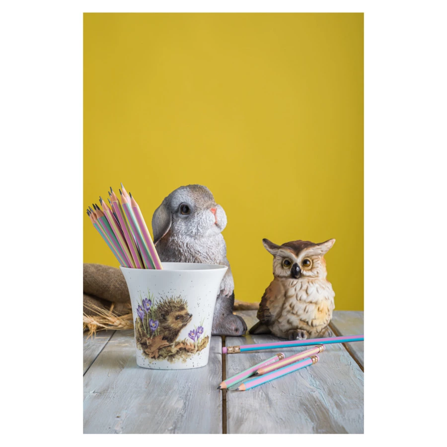 Ваза Royal Worcester Забавная фауна Ежик 10 см, фарфор костяной