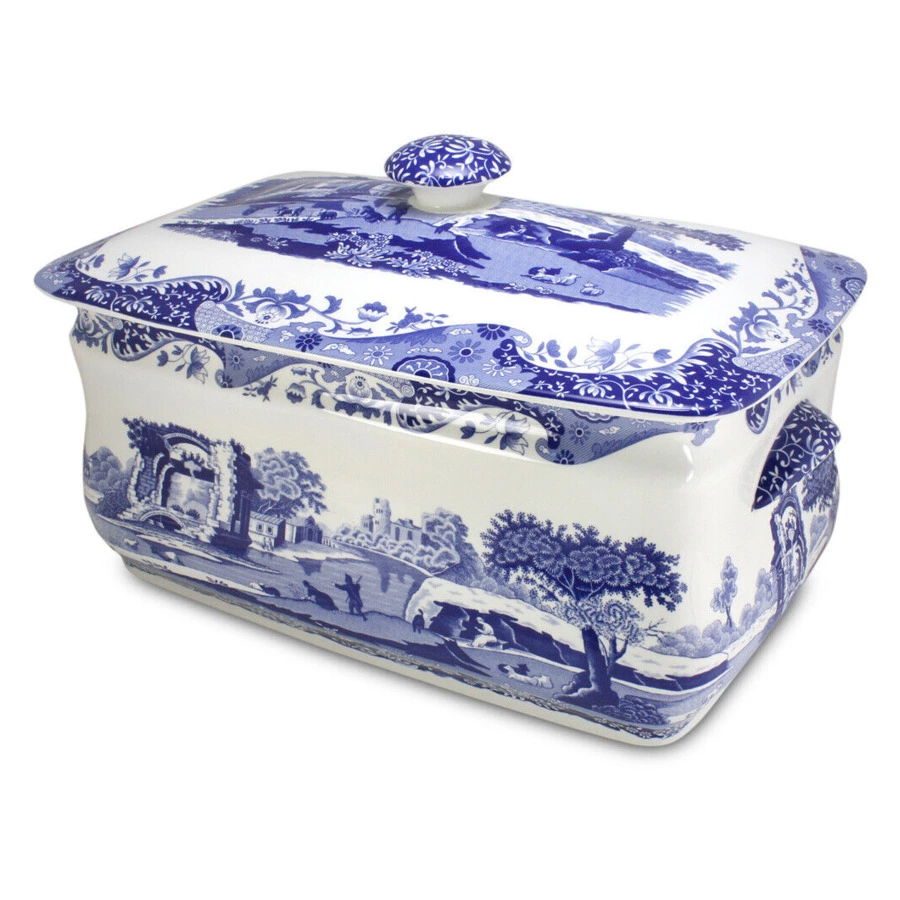 Хлебница Spode Голубая Италия 40,5х23,5 см