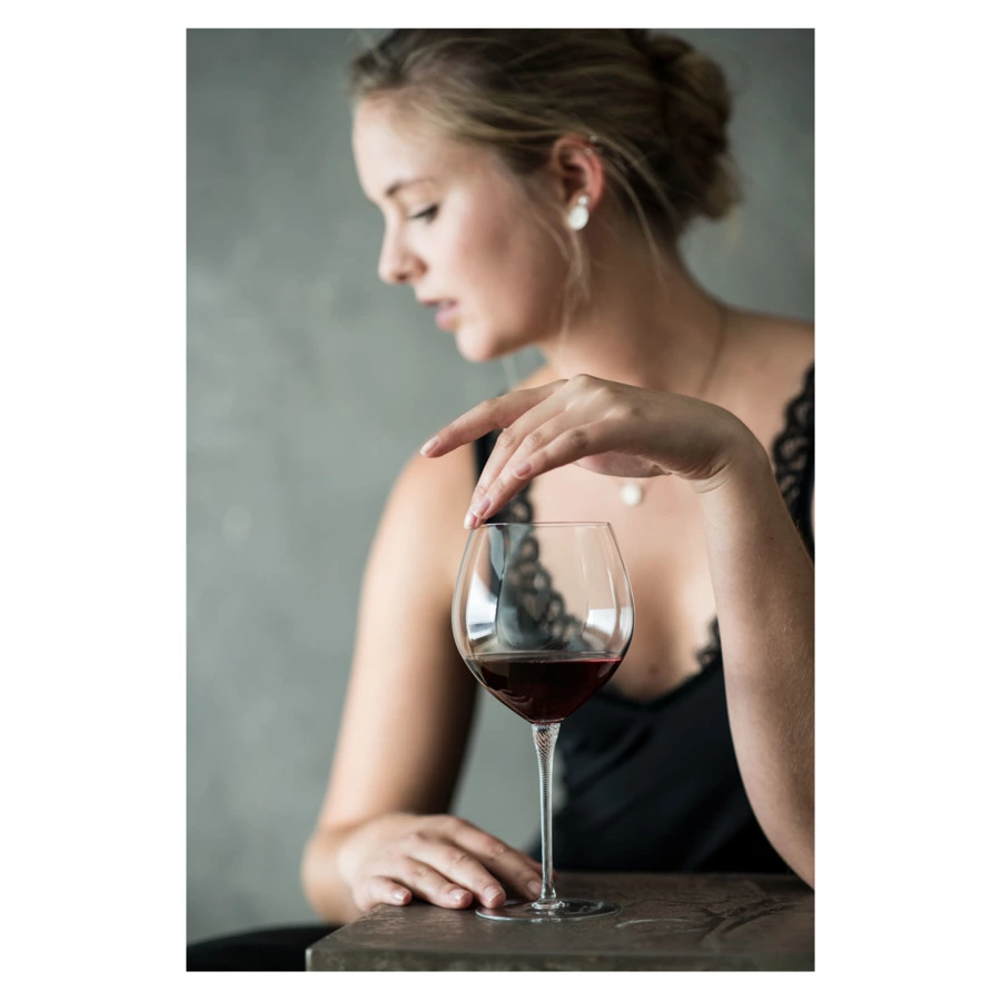 Набор бокалов для красного вина Бургунди Zwiesel Glas Величие 619 мл, 2 шт, стекло