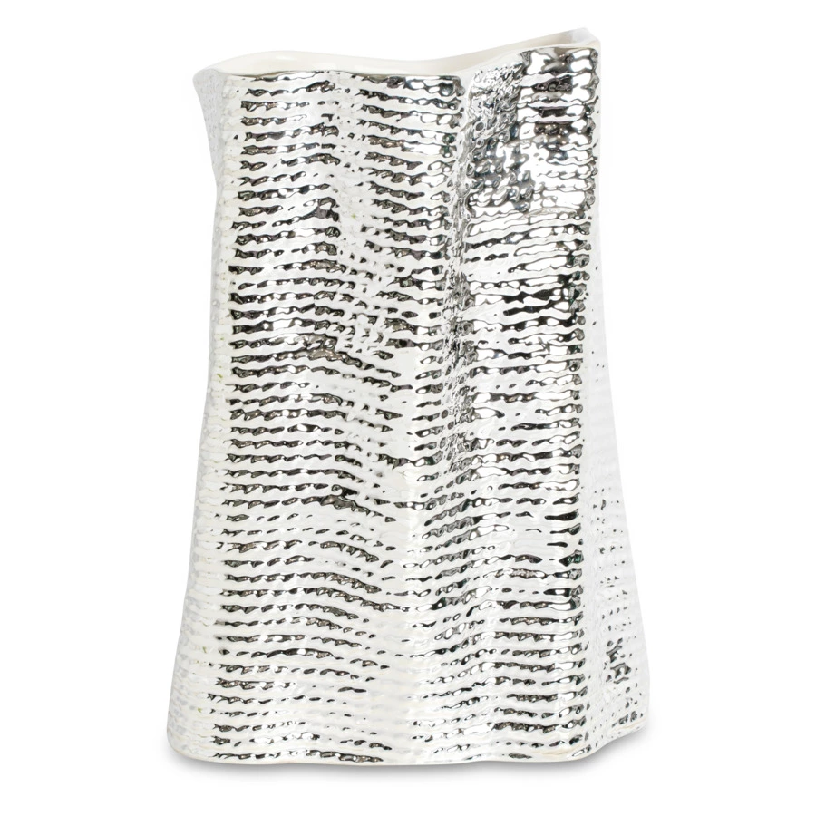 Ваза декоративная Argenesi  Vesta 25 см, керамика, белый