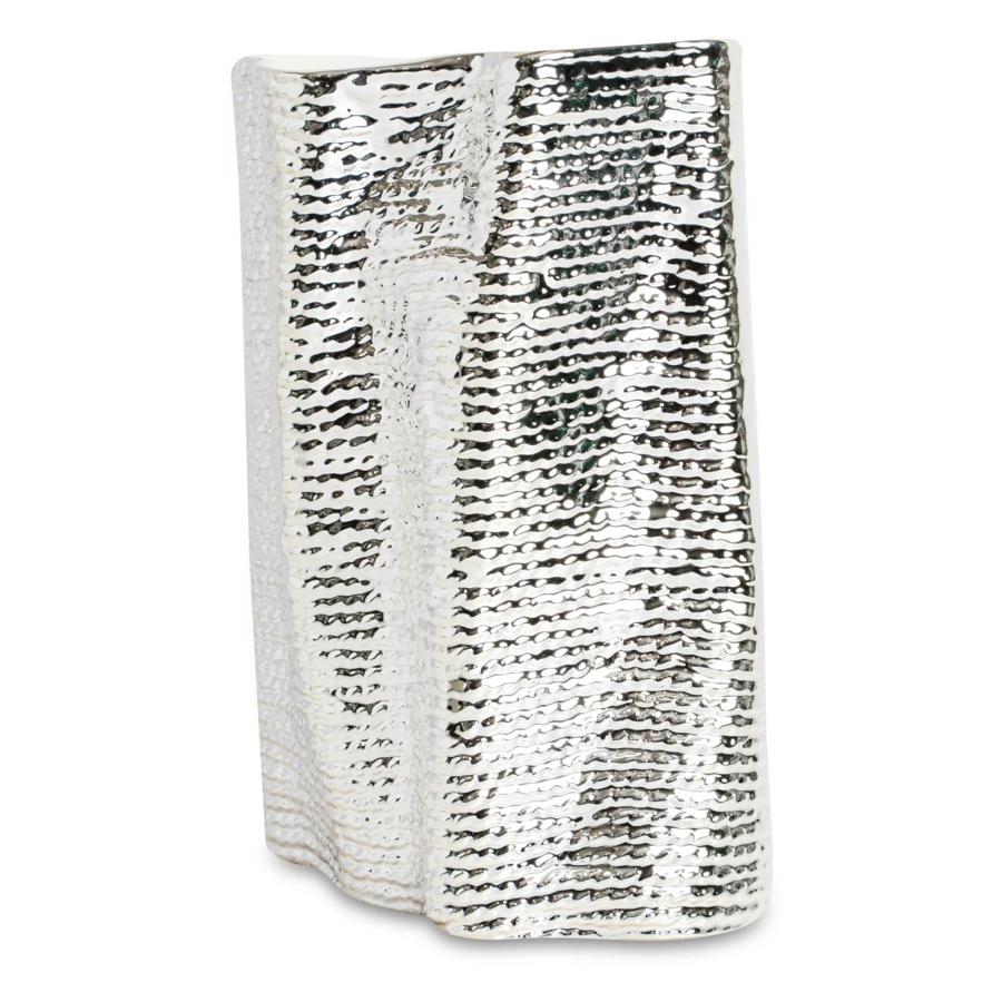 Ваза декоративная Argenesi  Vesta 25 см, керамика, белый