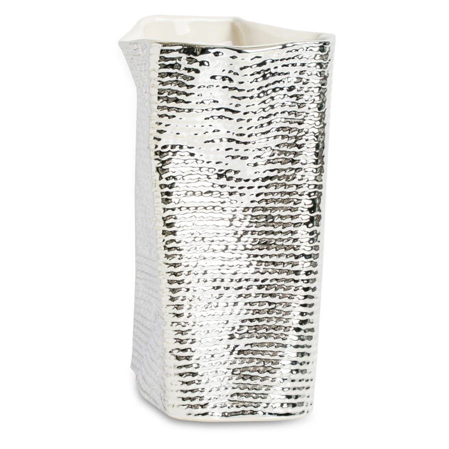 Ваза декоративная Argenesi  Vesta 25 см, керамика, белый