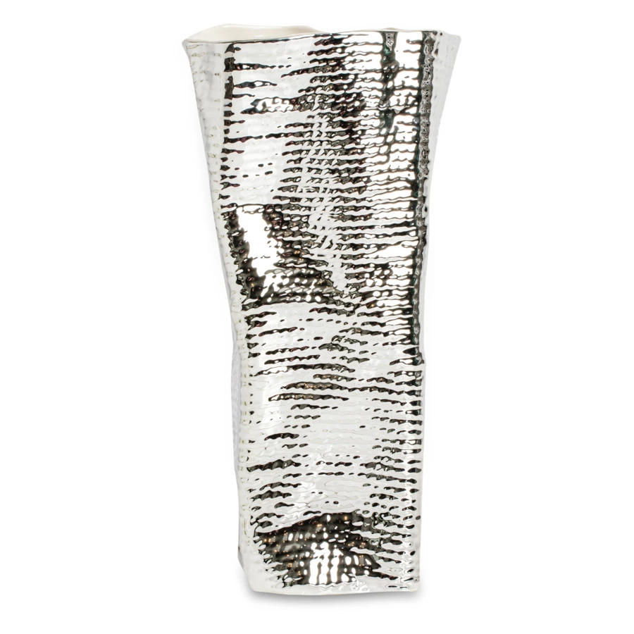 Ваза декоративная Argenesi Vesta 33 см, керамика, белый