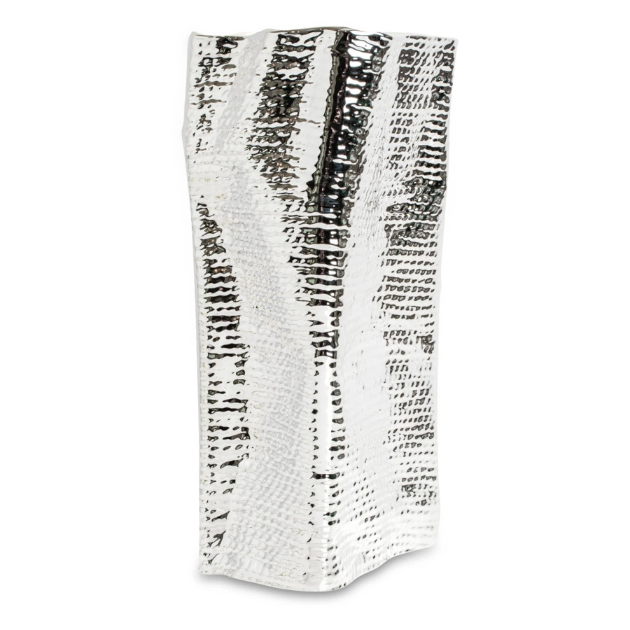 Ваза декоративная Argenesi Vesta 33 см, керамика, белый